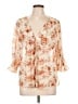 Bebe Ivory 3/4 Sleeve Blouse Size L - photo 1