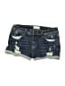 STUDIO BLUE Blue Denim Shorts Size 28 waist - photo 1