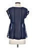 Derek Heart 100% Polyester Blue Short Sleeve Blouse Size S - photo 2
