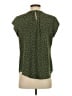 Monday Fun Green Short Sleeve Blouse Size S - photo 2