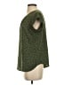 Monday Fun Green Short Sleeve Blouse Size S - photo 5
