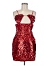 Shein 100% Polyester Red Cocktail Dress Size 6 - photo 1