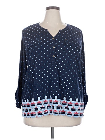 Kim Rogers 3/4 Sleeve Blouse (view 1)
