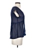 Derek Heart 100% Polyester Blue Short Sleeve Blouse Size S - photo 4