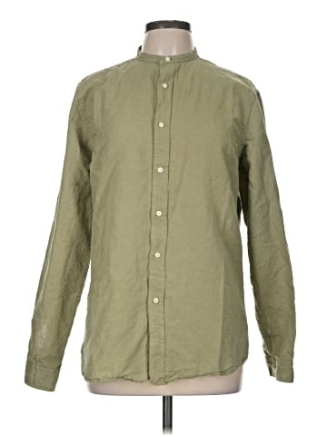 Zara Long Sleeve Button-Down Shirt (view 1)