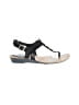 Montana 100% Leather Black Sandals Size 9 1/2 - photo 1
