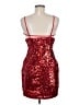 Shein 100% Polyester Red Cocktail Dress Size 6 - photo 2