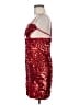 Shein 100% Polyester Red Cocktail Dress Size 6 - photo 5