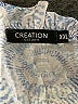 Creation Blue Short Sleeve Blouse Size XXL - photo 7