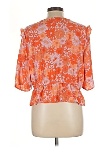 a.n.a. A New Approach Short Sleeve Blouse (view 2)