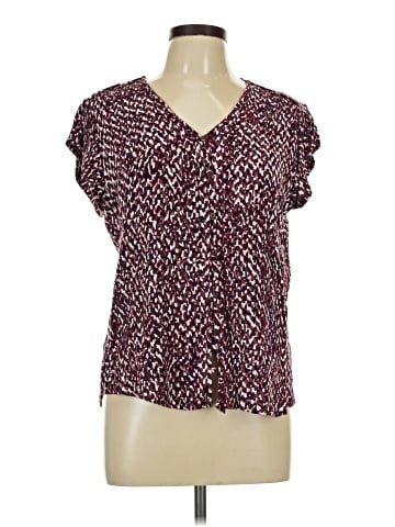 Liz Claiborne Short Sleeve Blouse (view 1)