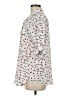 Karl Lagerfeld Paris 100% Polyester Hearts Silver 3/4 Sleeve Blouse Size M - photo 5
