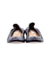 Lanvin 100% Leather Solid Black Blue Flats Size EU 36 - photo 2