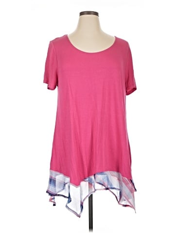 Lane Bryant Outlet Short Sleeve Top (view 1)