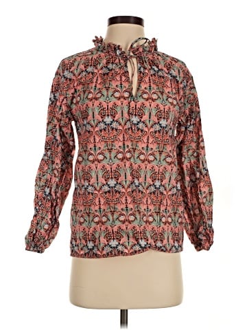 Liberty Art Fabrics for J.Crew 3/4 Sleeve Blouse (view 1)