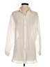 Lands' End Ivory Long Sleeve Button-Down Shirt Size S - photo 1