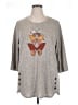 Truself Gray 3/4 Sleeve T-Shirt Size 1X - photo 1