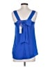 Candie's 100% Polyester Blue Tank Top Size XS - photo 2