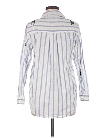 Zara Basic Long Sleeve Button-Down Shirt (view 2)
