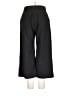 Petite Plume Solid Black Casual Pants Size L - photo 2