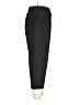 Petite Plume Solid Black Casual Pants Size L - photo 4