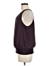 Allison Joy 100% Polyester Graphic Black Sleeveless Blouse Size M - photo 5