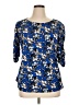 Dana Buchman Blue 3/4 Sleeve Blouse Size XL - photo 1