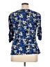Dana Buchman Blue 3/4 Sleeve Blouse Size XL - photo 2