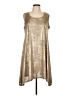 Fever Metallic Gold Casual Dress Size L - photo 1