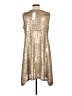 Fever Metallic Gold Casual Dress Size L - photo 2