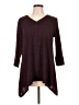 Relativity Burgundy 3/4 Sleeve Top Size L - photo 1