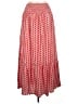 Anrabess Print Red Casual Skirt Size L - photo 1