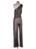 Lovers + Friends 100% Polyester Metallic Silver Jumpsuit Size M - photo 2