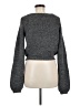Reformation 100% Alpaca Tweed Gray Wool Pullover Sweater Size M - photo 2