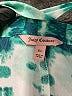 Juicy Couture 100% Polyester Teal 3/4 Sleeve Blouse Size XL - photo 7