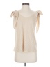 Judith March 100% Polyester Polka Dots Ivory Sleeveless Blouse Size S - photo 1