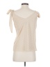 Judith March 100% Polyester Polka Dots Ivory Sleeveless Blouse Size S - photo 2