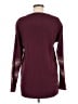 Johnny Was 100% Cotton Floral Burgundy Pullover Sweater Size M - photo 2