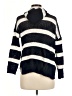 Nicole Miller Artelier 100% Polyester Stripes Blue Pullover Sweater Size M - photo 2