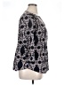 The Limited 100% Polyester Black 3/4 Sleeve Blouse Size XL - photo 4