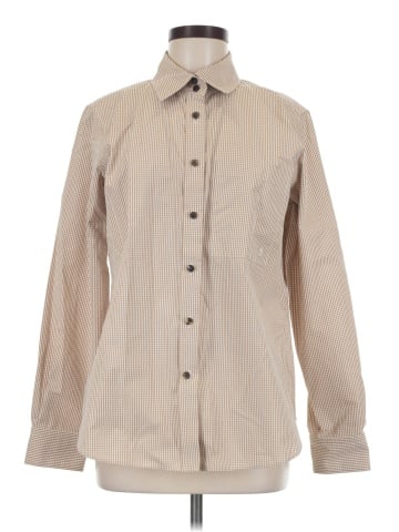 Lafayette 148 New York Long Sleeve Button-Down Shirt (view 1)