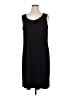 Dana Buchman Solid Black Casual Dress Size XL - photo 1