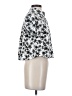Love Notes 100% Rayon Print Silver Short Sleeve Blouse Size S - photo 4