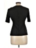 Theory Solid Black Short Sleeve Top Size L - photo 2