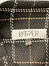 Kasper Plaid Black Blazer Size 12 - photo 6