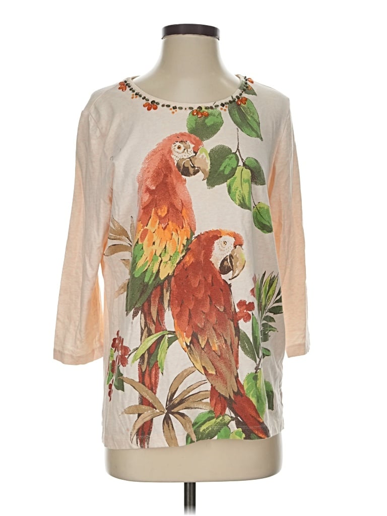 Pre-owned Alfred Dunner Casual Dress In Tan