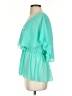 Venus 100% Polyester Teal Short Sleeve Blouse Size 4 - photo 5