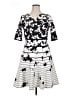 Melonie Graphic White Casual Dress Size XL (estimated) - photo 1