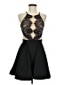 Jodi Kristopher Black Cocktail Dress Size 7 - photo 1