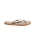 Juicy Couture Tan Flip Flops Size 9 - photo 1